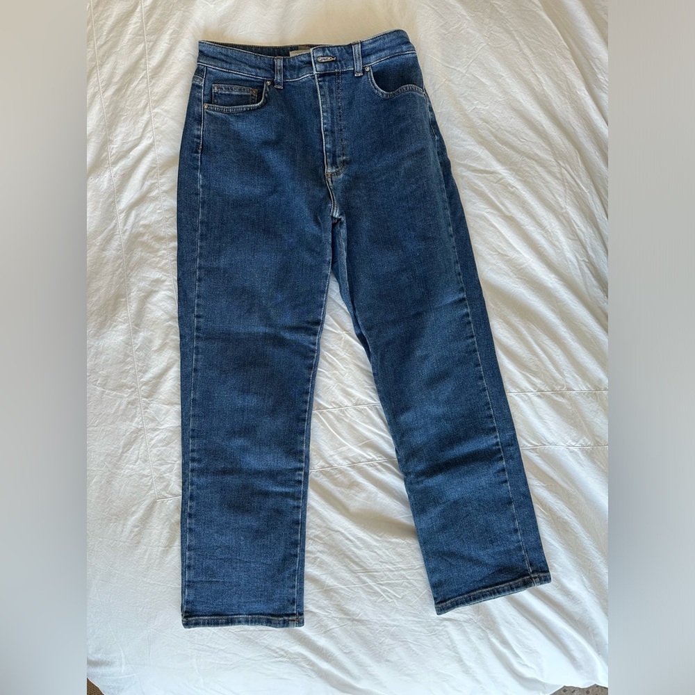 Gerard darel blue jeans high rise crop French size FR 38 us 4